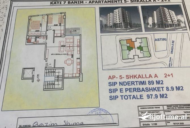 Shtepi ne shitje 2+1 ne Tirane - 135,000 Euro