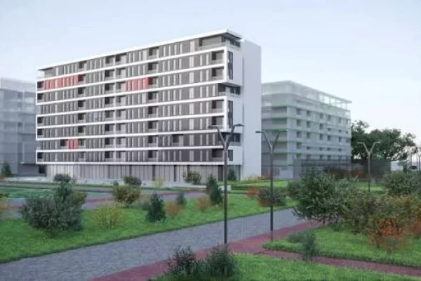 Shitet apartament 1+1+post Parkimi i perfunduar ne Kompleksin 