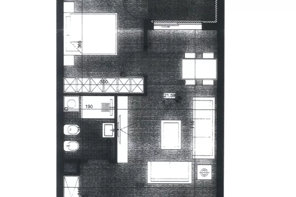 Shtepi ne shitje Apartament ne Tirane, 1+1, Mobilimi Bosh, pa mobiluar, Pagesa 44,300  Euro.