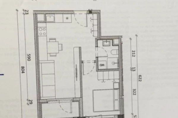 Apartment for sale in Tirana 1+1, In Part