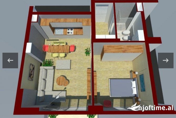 Shtepi ne shitje 1+1 ne Tirane - 108,750 Euro