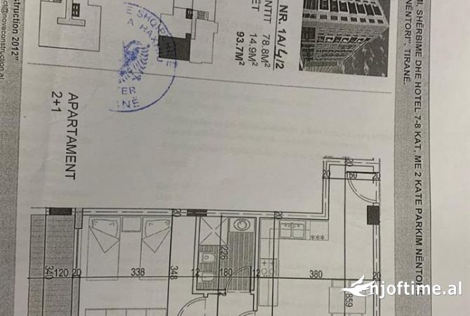 Shtepi ne shitje Apartament ne Tirane, 2+1, Mobilimi E mobiluar, Pagesa 139,000  Euro.
