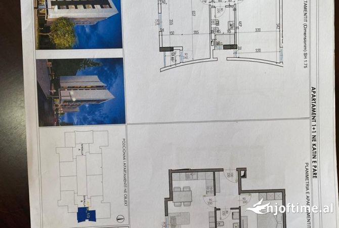 Shtepi ne shitje Apartament ne Tirane, 1+1, Mobilimi E mobiluar, Pagesa 108,000  Euro.
