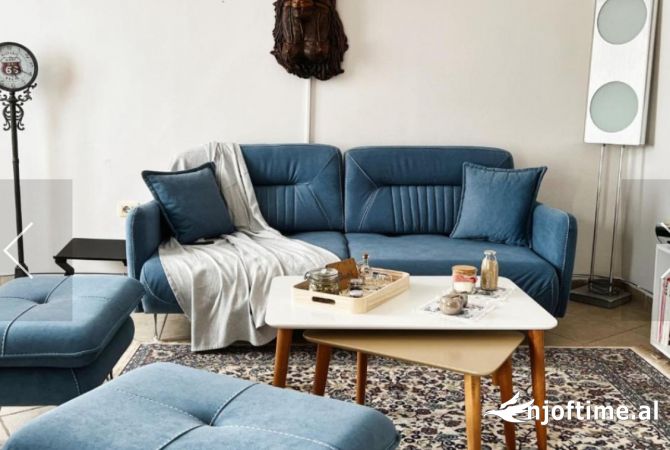 Shtepi me qera Apartament ne Tirane, 1+1, Mobilimi E mobiluar, Pagesa 60,000  Leke.