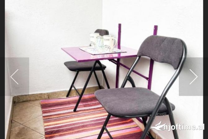 Shtepi me qera Apartament ne Tirane, 1+1, Mobilimi E mobiluar, Pagesa 60,000  Leke.