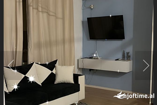 Shtepi me qera Apartament ne Tirane, 1+1, Mobilimi E mobiluar, Pagesa 550  Euro.