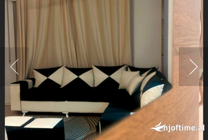 Shtepi me qera Apartament ne Tirane, 1+1, Mobilimi E mobiluar, Pagesa 550  Euro.