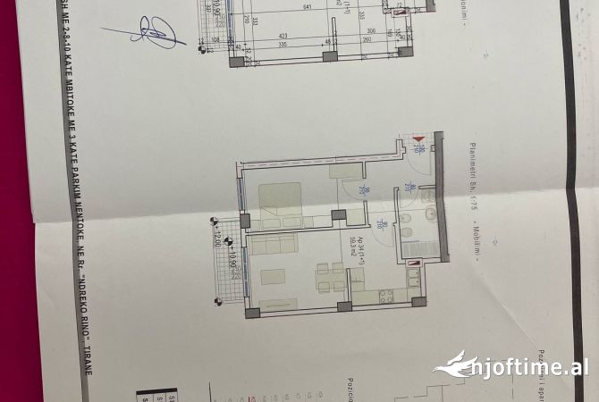Shtepi ne shitje Apartament ne Tirane, 1+1, Mobilimi Bosh, pa mobiluar, Pagesa 245,000  Euro.
