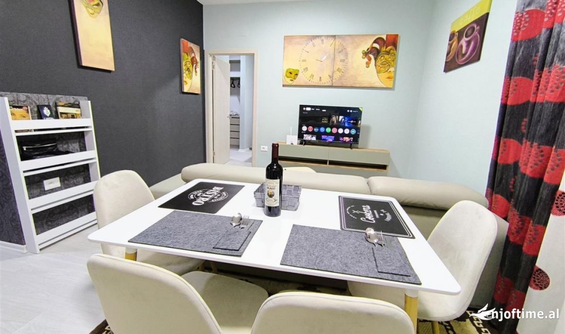 Shtepi me qera Apartament ne Tirane, 1+1, Mobilimi E mobiluar, Pagesa 600  Euro.