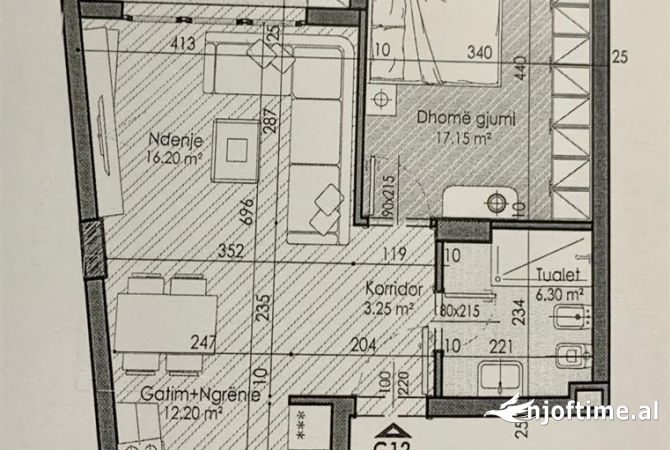 Shtepi me qera Apartament ne Tirane, 1+1, Mobilimi E mobiluar, Pagesa 400  Euro.