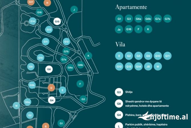 Luxury villas for sale in Himara 5+1, Emty