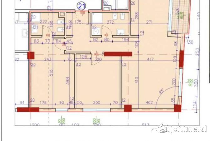 Shtepi ne shitje Apartament ne Tirane, 2+1, Mobilimi E mobiluar, Pagesa 206,000  Euro.