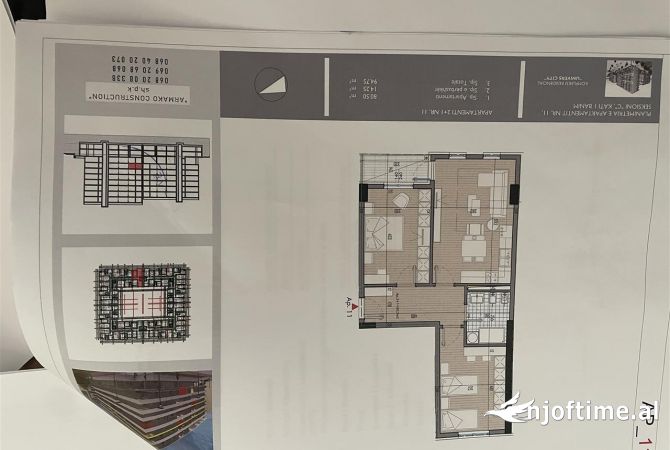 Shtepi ne shitje 2+1 ne Tirane - 94,000 Euro