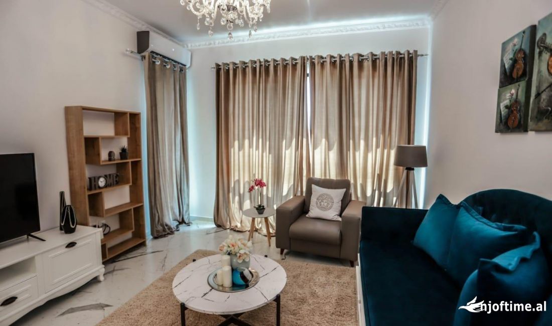 Shtepi me qera Apartament ne Tirane, 1+1, Mobilimi E mobiluar, Pagesa 80,000  Leke.