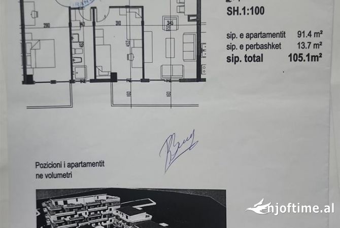 Shtepi ne shitje Apartament ne Tirane, 2+1, Mobilimi E mobiluar, Pagesa 140,000  Euro.