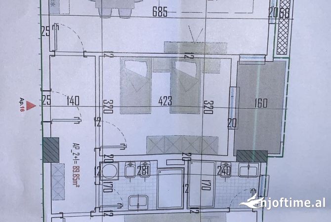 Shtepi ne shitje 2+1 ne Tirane - 120,000 Euro