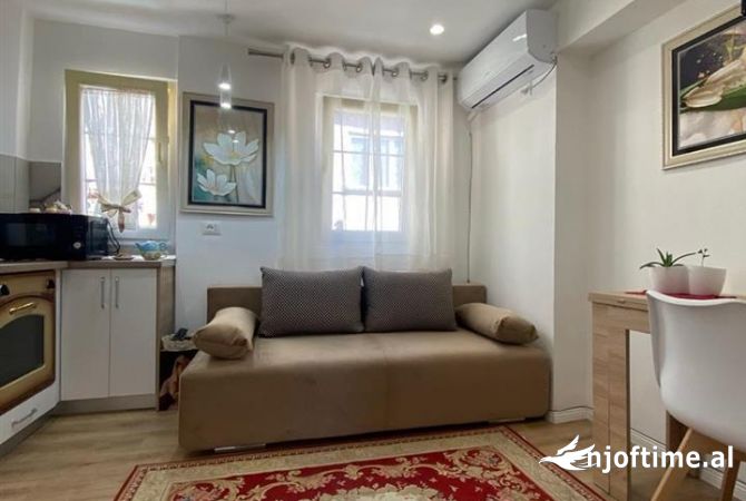 Shtepi me qera Apartament ne Tirane, 1+1, Mobilimi E mobiluar, Pagesa 500  Euro.