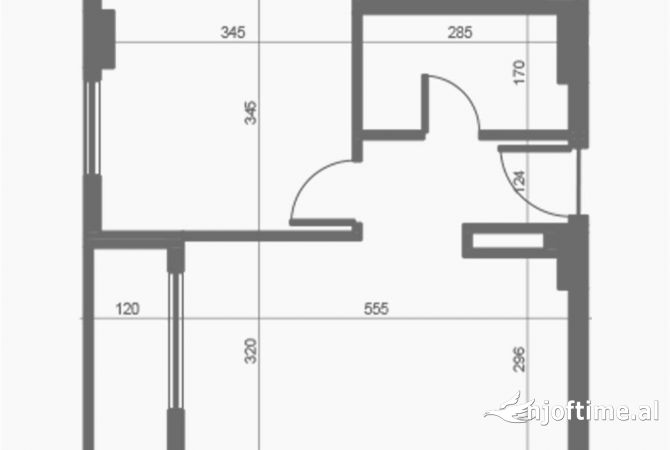 Apartment for sale in Tirana 1+1, Emty