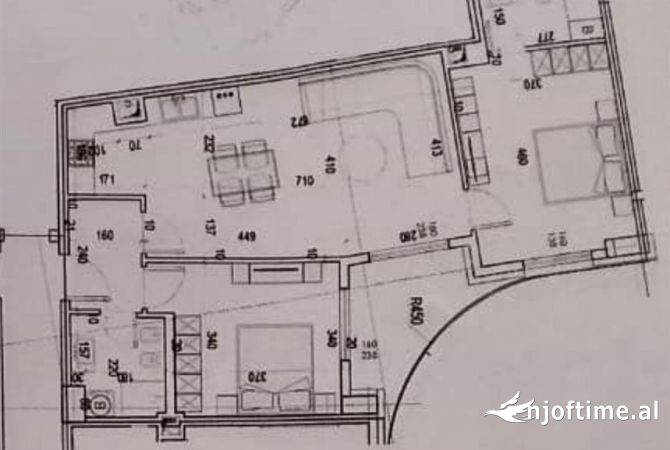 Shtepi ne shitje Apartament ne Tirane, 2+1, Mobilimi Bosh, pa mobiluar, Pagesa 240,000  Euro.