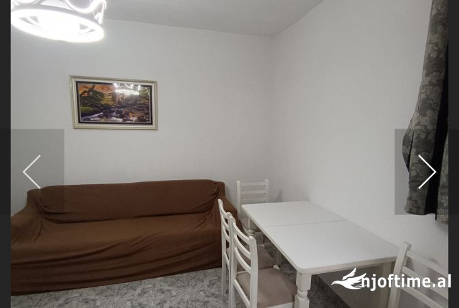 Shtepi me qera Apartament ne Tirane, 1+1, Mobilimi E mobiluar, Pagesa 40,000  Leke.