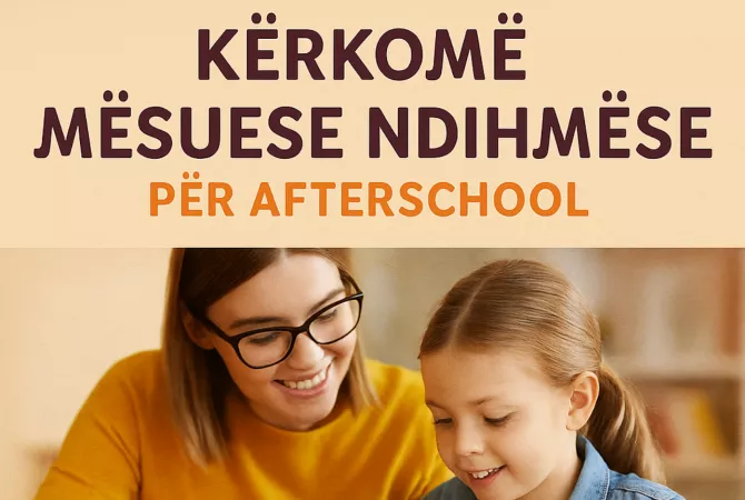 Njoftime Pune Mesuese after school