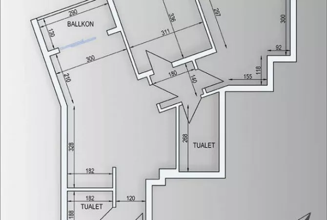 Ambient biznesi me qera 3+1 ne Tirane - 850 Euro