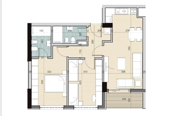 Shtepi ne shitje 2+1 ne Tirane - 120,000 Euro