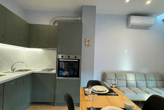 Shtepi me qera 1+1 ne Tirane - 60,000 Leke