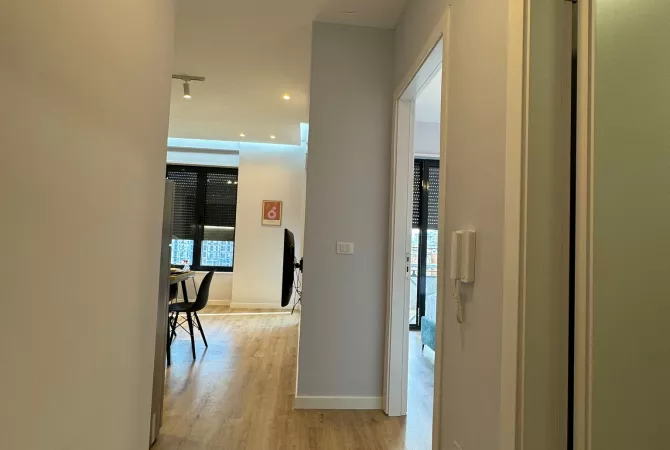Shtepi me qera Apartament ne Tirane, 1+1, Mobilimi E mobiluar, Pagesa 60,000  Leke.