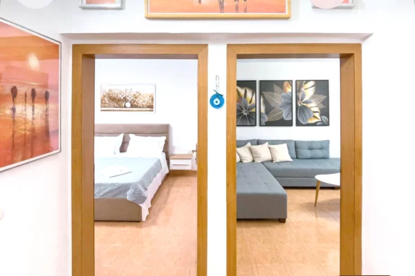 Shtepi me qera Apartament ne Tirane, 1+1, Mobilimi E mobiluar, Pagesa 550  Euro.