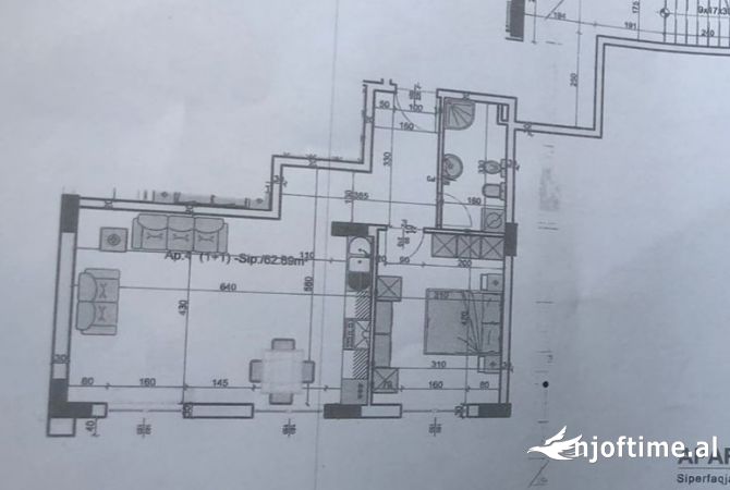 Shtepi ne shitje 1+1 ne Tirane - 138,000 Euro