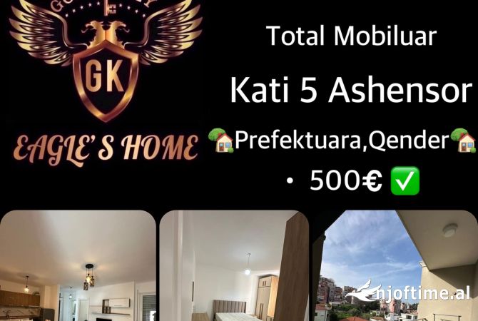 Shtepi me qera 1+1 ne Durres - 500 Euro