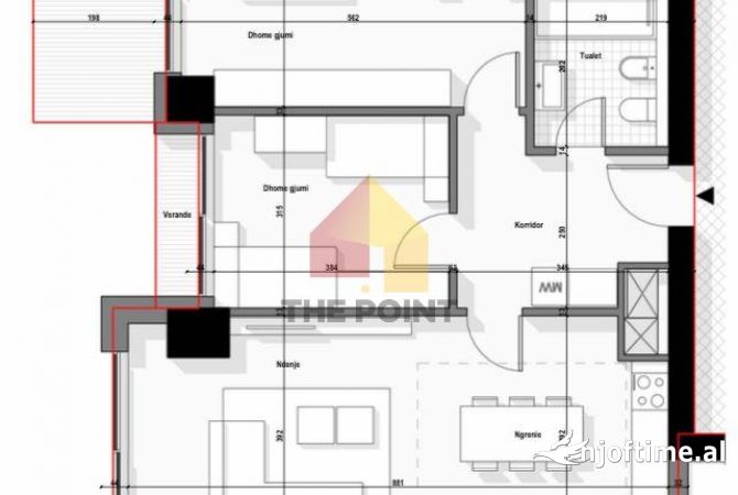 Shtepi ne shitje 2+1 ne Tirane - 264,000 Euro