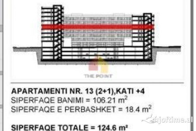 Shtepi ne shitje Apartament ne Tirane, 2+1, Mobilimi Bosh, pa mobiluar, Pagesa 199,000  Euro.