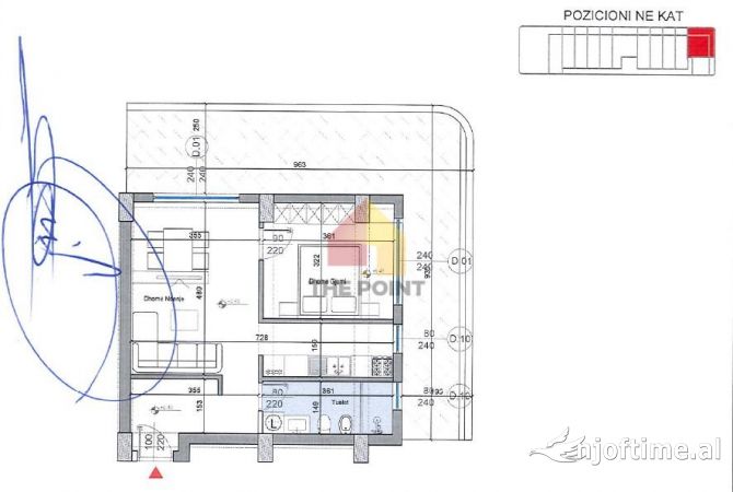 House for Sale 1+1 in Durres - 139,000 Euro