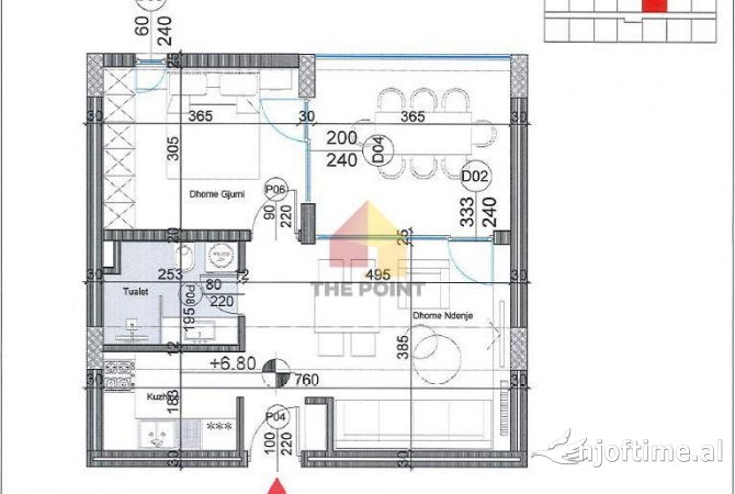 Shtepi ne shitje 1+1 ne Durres - 143,000 Euro