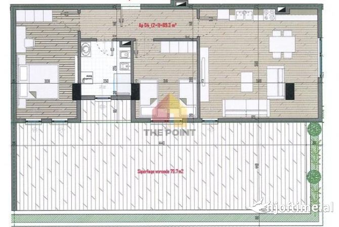 Shtepi ne shitje 2+1 ne Tirane - 123,000 Euro