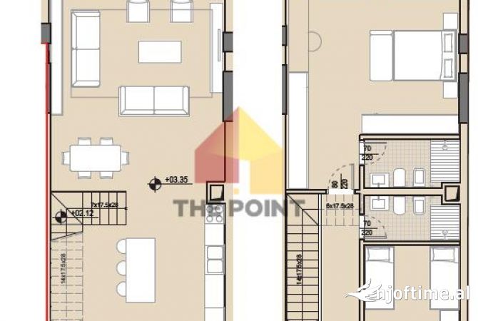 Shtepi ne shitje Duplex(shtepi me 2 kate) ne Tirane, 2+1, Mobilimi Pjeserisht e mobiluar, Pagesa 350,000  Euro.