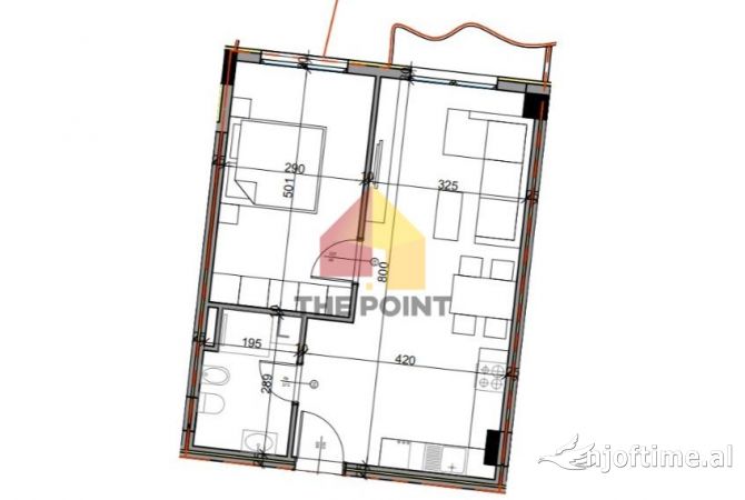 Shtepi ne shitje 1+1 ne Tirane - 71,000 Euro