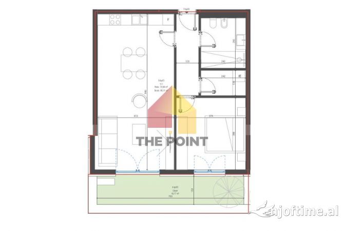 Shtepi ne shitje 1+1 ne Himare - 268,000 Euro