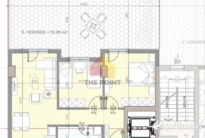 House for Sale 2+1 in Tirana - 116,900 Euro