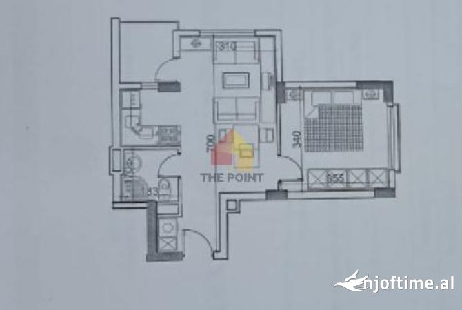 Shtepi ne shitje Apartament ne Durres, 1+1, Mobilimi E mobiluar, Pagesa 80,000  Euro.