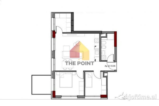 Shtepi ne shitje 2+1 ne Tirane - 150,000 Euro