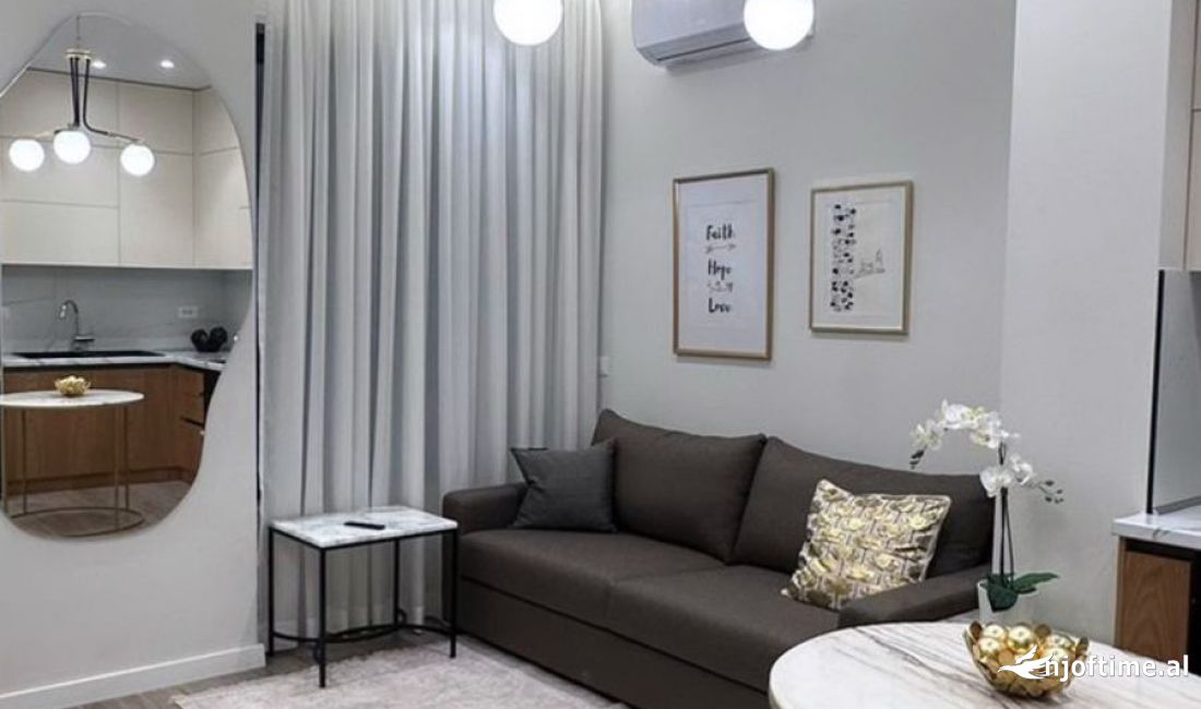 Shtepi me qera Apartament ne Tirane, 1+1, Mobilimi E mobiluar, Pagesa 650  Euro.