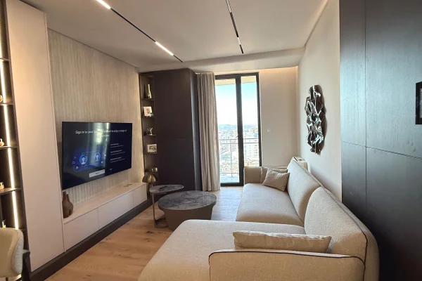 Shtepi me qera Apartament ne Tirane, 1+1, Mobilimi E mobiluar, Pagesa 1,200  Euro.