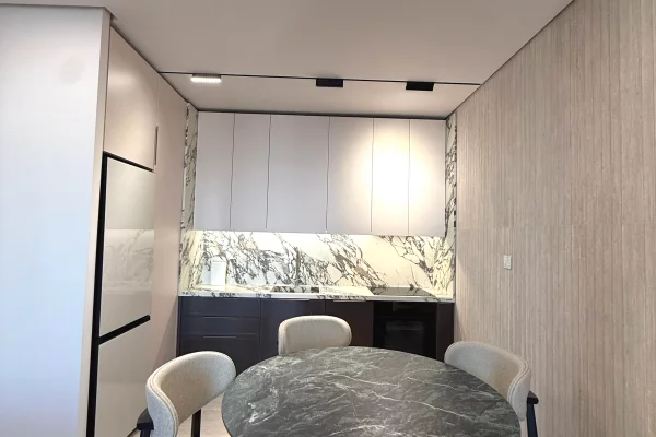 Shtepi me qera Apartament ne Tirane, 1+1, Mobilimi E mobiluar, Pagesa 1,200  Euro.