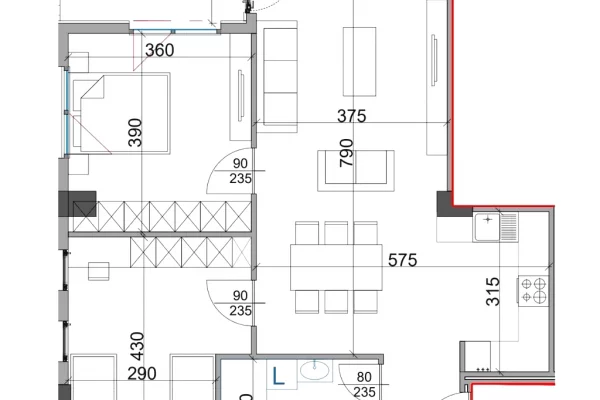 Shtepi ne shitje Apartament ne Tirane, 2+1, Mobilimi E mobiluar, Pagesa 176,800  Euro.