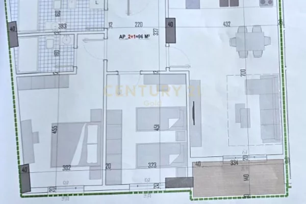 Apartment for sale in Tirana 2+1, Emty