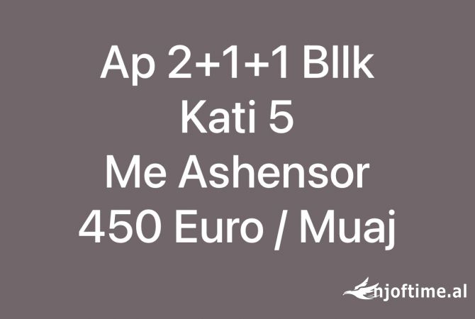 Casa in affitto 2+1 a Tirana - 45,000 Leke