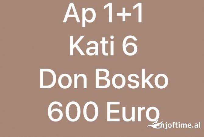 Shtepi me qera 1+1 ne Tirane - 600 Euro